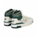 Botin Vivos Verde Piel Blanco  NEW BALANCE