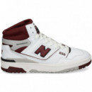 Botin Burdeos+blanco  NEW BALANCE