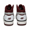 Botin Burdeos+blanco  NEW BALANCE