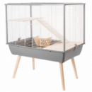ZOLUX Roedor Jaula Elevada Neo Muki Gris 78X47X87 Cm
