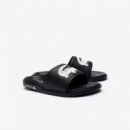 Chanclas Croco Dualiste de Material Sintético con Logo de LACOSTE