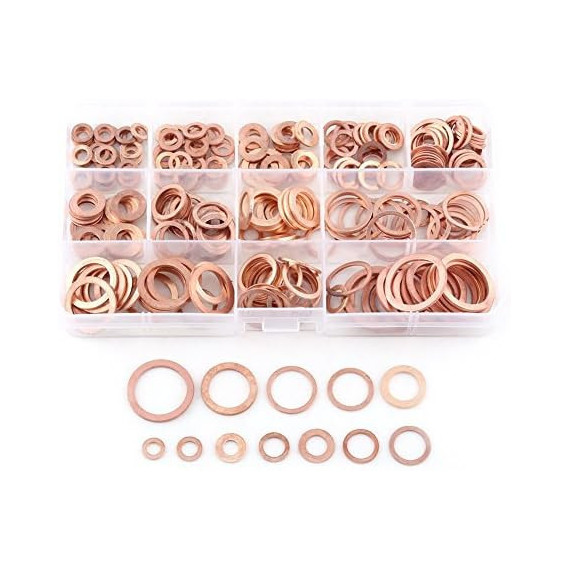 Arandelas Cobre (estuche 1000 Piezas Pvc)