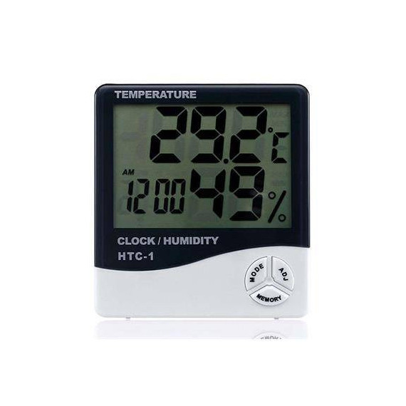 Sanda SD-5503 Reloj con Temperatura, Humedad Gris Blanco HTC-1  LALO