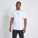 Camiseta 11º Cut And Sew Printed Oversized Blanco