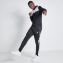 Chaqueta 11º Colour Block Hoodie Negro/blanco