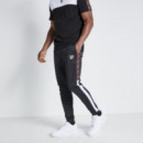 Pantalón 11º Colour Block Negro/blanco