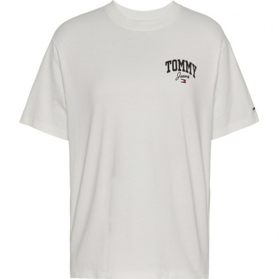 Camiseta Tommy Mujer Rlx New Varsity Blanco  TOMMY JEANS