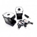 Kit de Recarga Canon 37 / 40 / 50 / 540XL (1 Estacion de Recarga + 2 Recargas Negro + 1 Estacion Perforador)