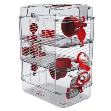 ZOLUX Roedor Jaula Rody 3 Trio Azul 41X27X53 Cm