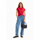 Bandolera Mediana de Flores Troqueladas Onyx Venecia 2.0 de DESIGUAL