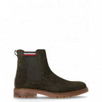 Bota Hombre TOMMY HILFIGER Corpoarte Hilfiger Suede Chelsea