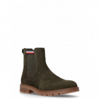 Bota Hombre TOMMY HILFIGER Corpoarte Hilfiger Suede Chelsea