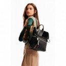 Mochila Mediana Patch Grisom de DESIGUAL