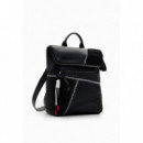 Mochila Mediana Patch Grisom de DESIGUAL