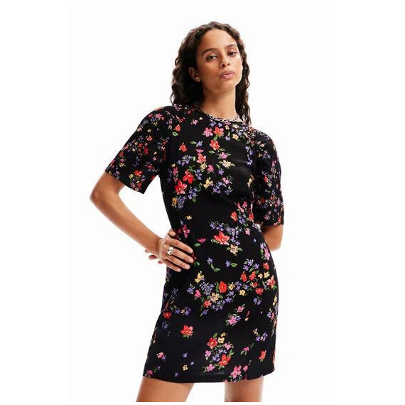 Vestido Corto Flores Snake de DESIGUAL