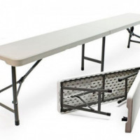 Banco Jardin Natuur Plegable 181X26X42 Cm Resina Acero 128385
