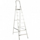 Escalera Alpos Aluminio Domestica 8 Peldaños 2.52 Metros 3108