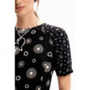 Vestido Corto Bicolor Nueva York de DESIGUAL