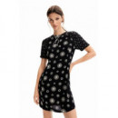 Vestido Corto Bicolor Nueva York de DESIGUAL