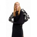 Jersey Combinado Flores de DESIGUAL