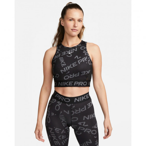 Crop Top de Tirantes con Estampado NIKE Pro Dri-fit