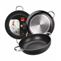 Sarten Honda De Aluminio Con 2 Asas I-Chef De Ibili