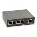 Switch LEVELONE 5P 10/100/1000 Poe Negro (GEP-0523)