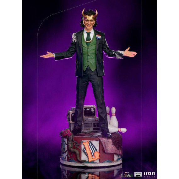 Figura Variante Loki Presidente Marvel  IRON STUDIOS