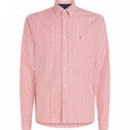 Camisa Tommy Natural Soft Fil Coupe Firework  TOMMY HILFIGER