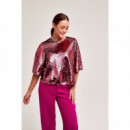 Blusas y Camisas Blusa CKS Tiria Dark Pink