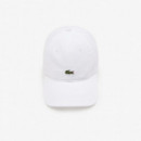 Gorra Unisex LACOSTE en Sarga de Algodón Ecológico LACOSTE