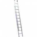 Escalera Alpos Aluminio Profesional 2 Tramos  9 Peldaños 2.83 Metros 3609