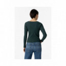 Camisas y Tops Camiseta TIFFOSI Cora Canalé Cut Out Verde