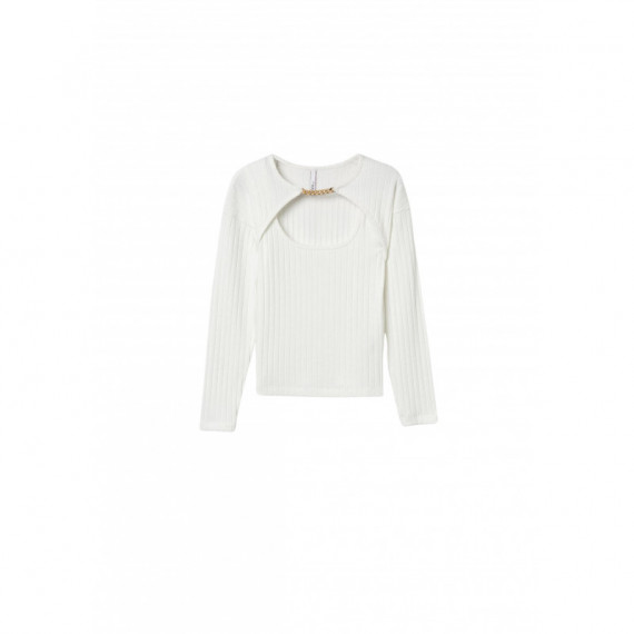 Camisas y Tops Camiseta TIFFOSI Taylor Cut Out con Aplique Dorado