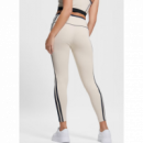 Leggings GUESS Beige Contraste en Laterales