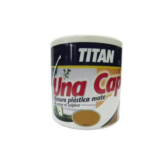 Pintura Titan Paredes y Techos Mate una Capa 750 Ml