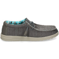 Deportivo Wallabee Tejido Multi Gris  HEY DUDE