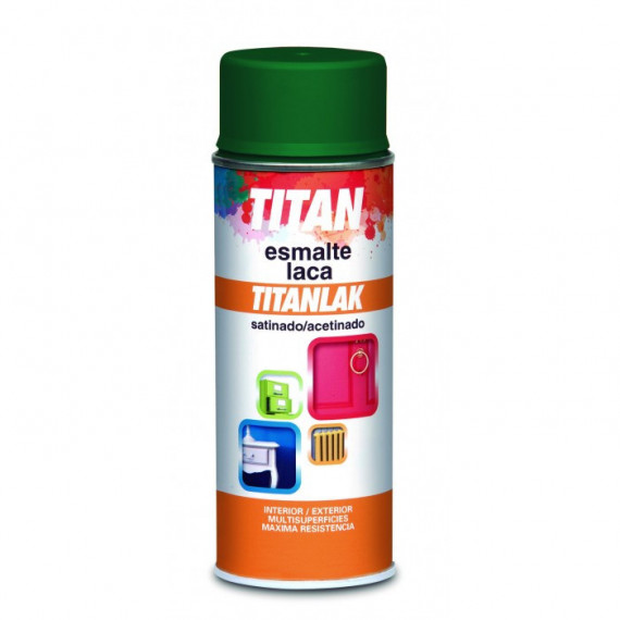 Pintura Titan Spray Titanlak Esmalte Sintetico Satinado 200 Ml