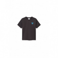 Camisetas Hombre Camiseta Double a By WOOD WOOD Ace Black Coffee
