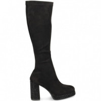 Bota Plataforma ante Negro  SEBAGO