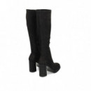 Bota Plataforma ante Negro  SEBAGO