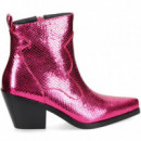 Botin Cowboy Reptil Fucsia  SEBAGO