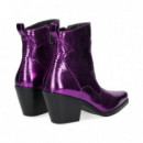 Boti Cowboy Reptil Violeta  SEBAGO