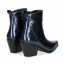 Botin Cowboy Reptil Azul  SEBAGO