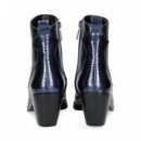 Botin Cowboy Reptil Azul  SEBAGO