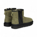 Cremallera Logo ante Negro+kaki  UGG