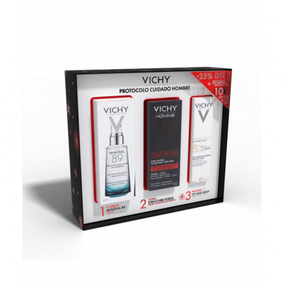 Vichy  Hombre STRUCTURE+M89 Serum Cofre  DERCOS TECHNIQUE