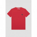 Camiseta Super Slim Fit con Placa del Logotipo de ANTONY MORATO