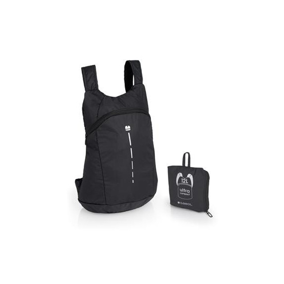 GABOL Mochila Plegable Poliester Negro 800051001