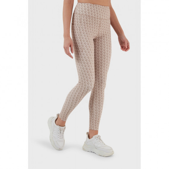 Legging GUESS Estampado Logos Marrón